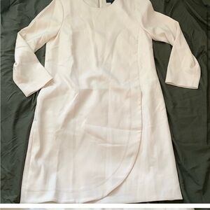 New J Crew size 8 cream long sleeve dress